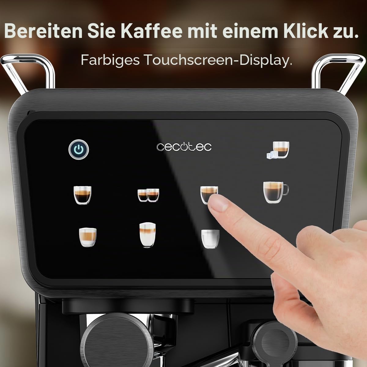 Halbautomatische Espressomaschine, Touch ColdBrew Latte