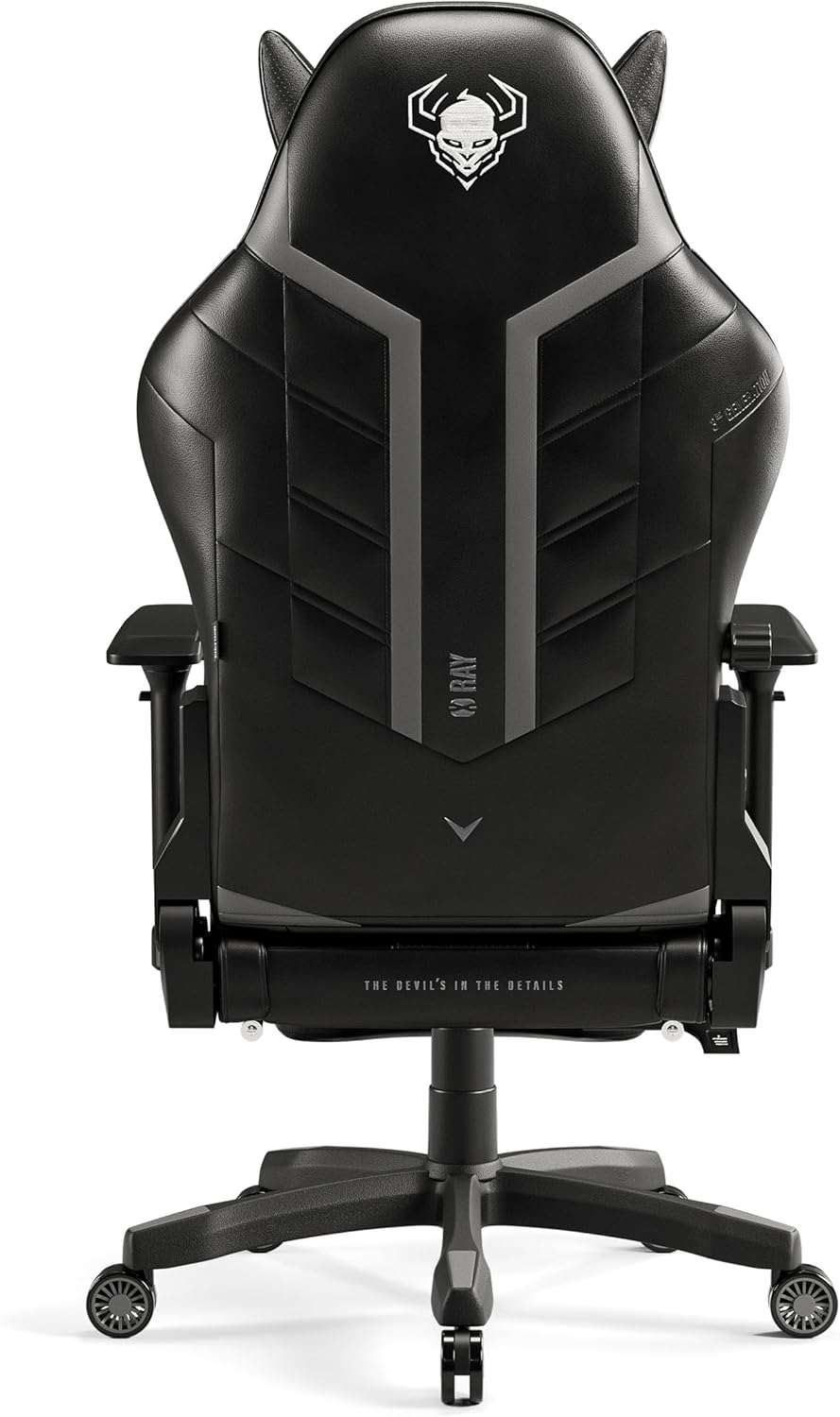 Ergonomischer Gaming-Stuhl X-Ray mit 4D Armlehnen, Schwarz-grau King (XL)