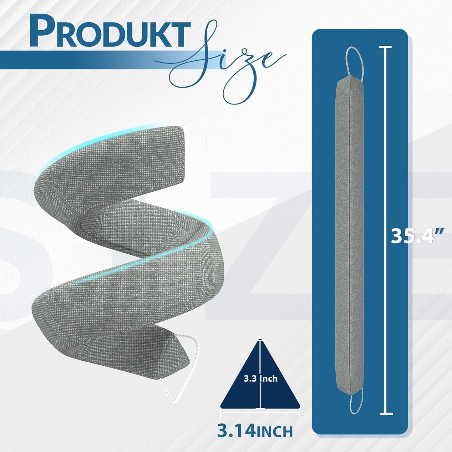 Zugluftstopper für Türen, Gray