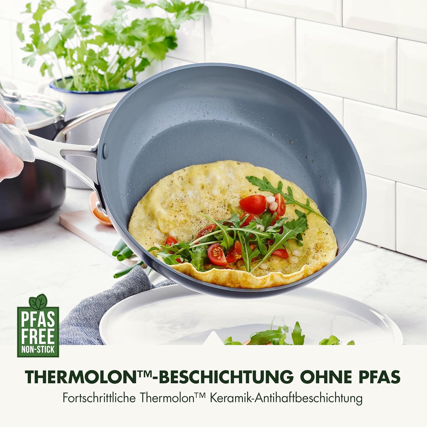 Antihaft-Kochgeschirr Set, Kochgeschirr-Set 4-teiliges