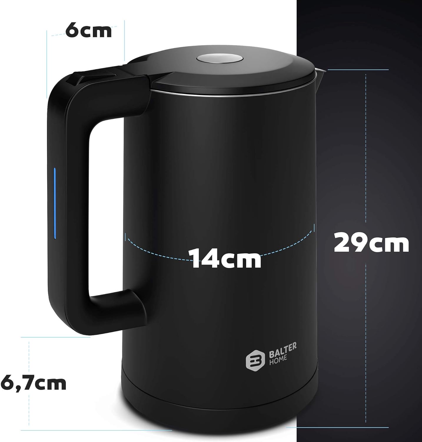 WK-4 Wasserkocher, Black