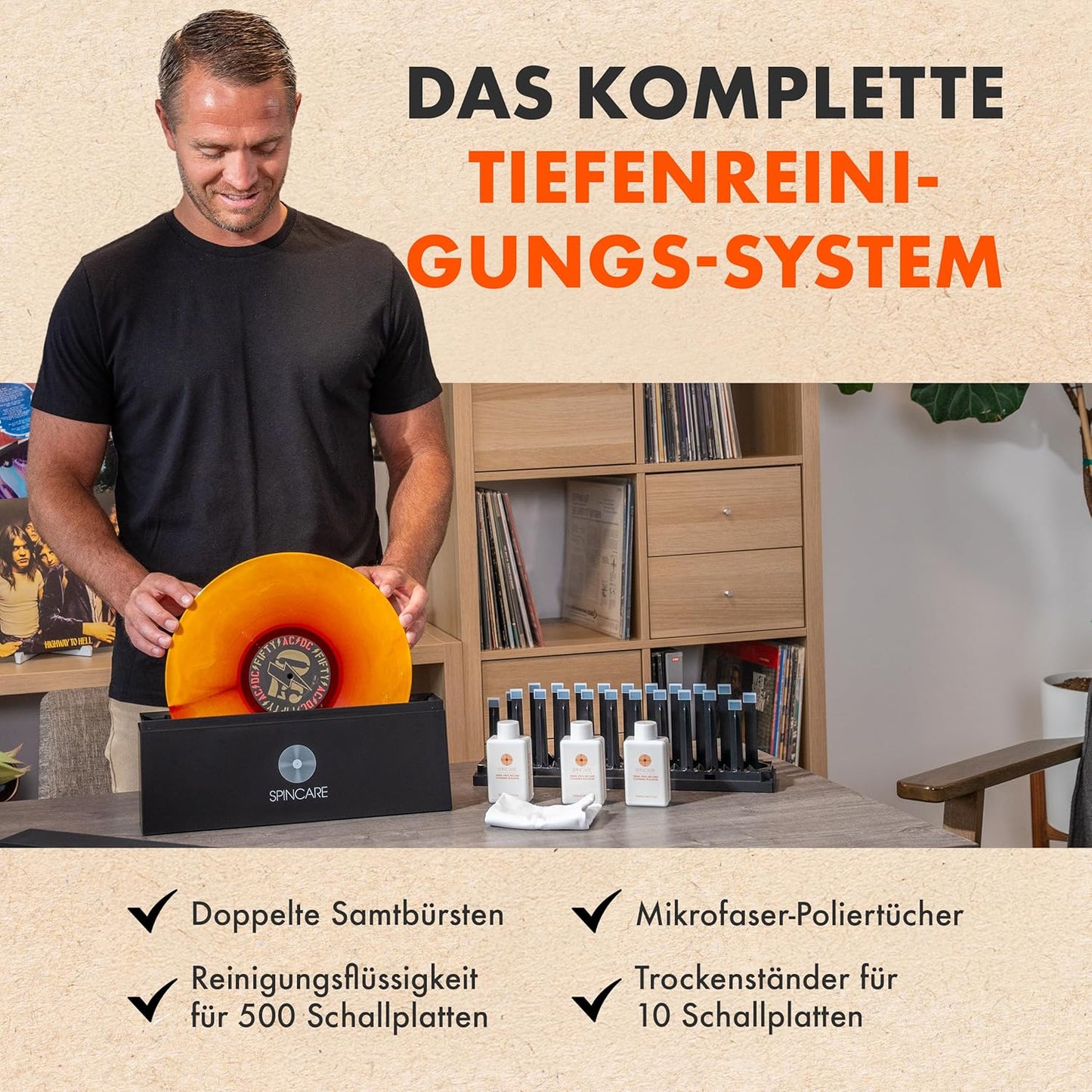 Schallplatten-Reinigungssystem