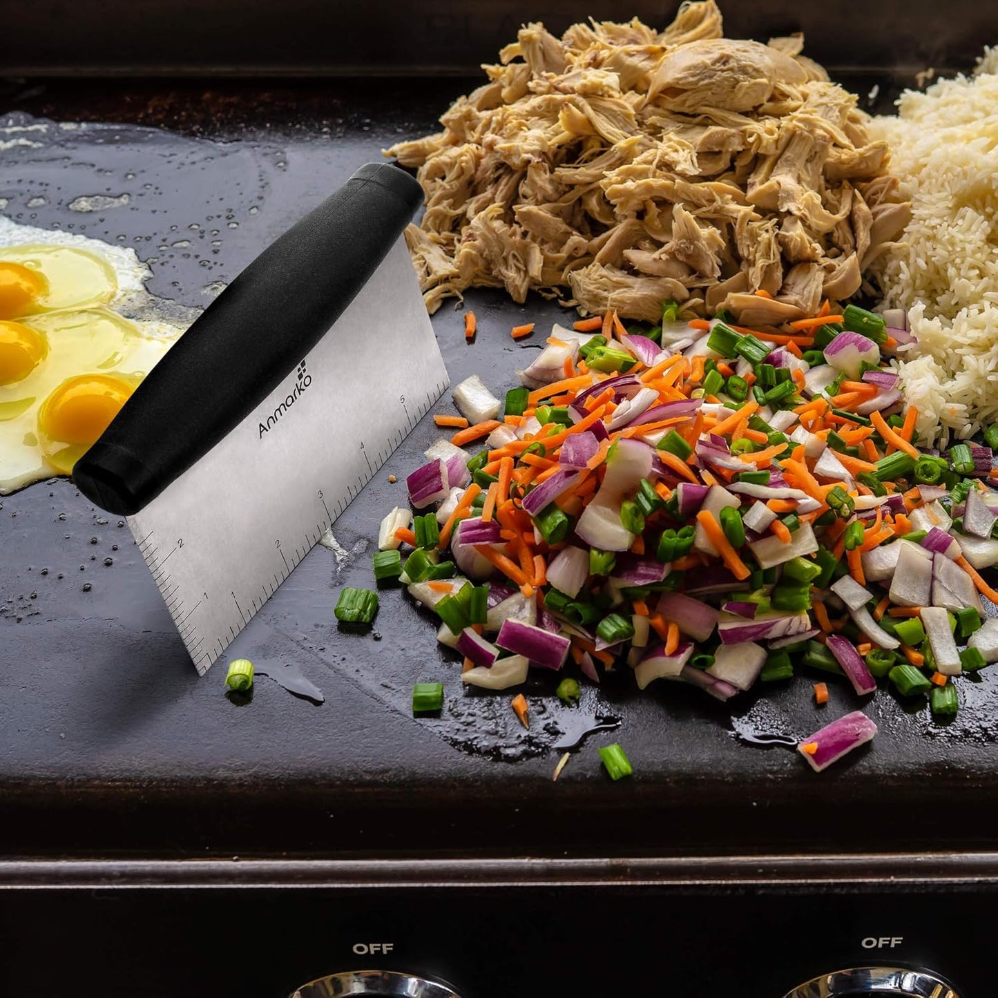 Grillwender-Set, Abs Plastic Handle Set