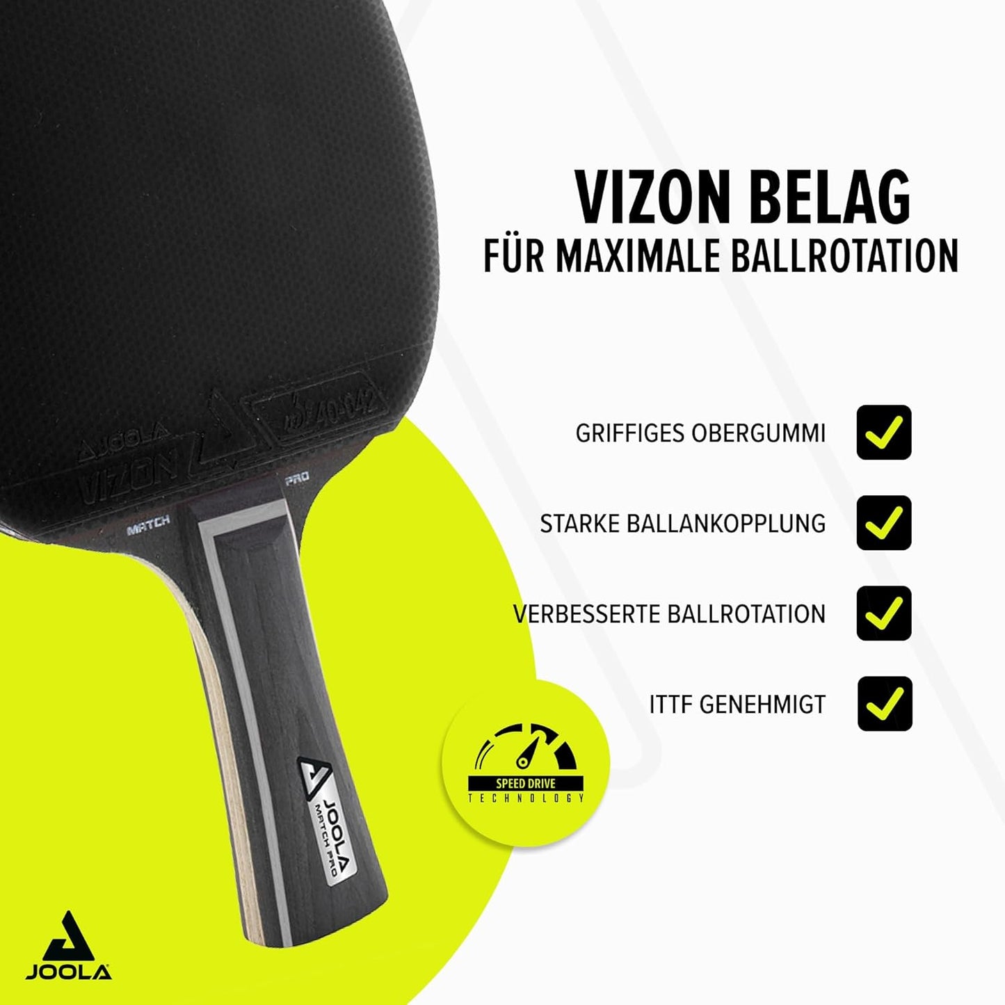 Tischtennisschläger Set, Set Black DUO PRO Single