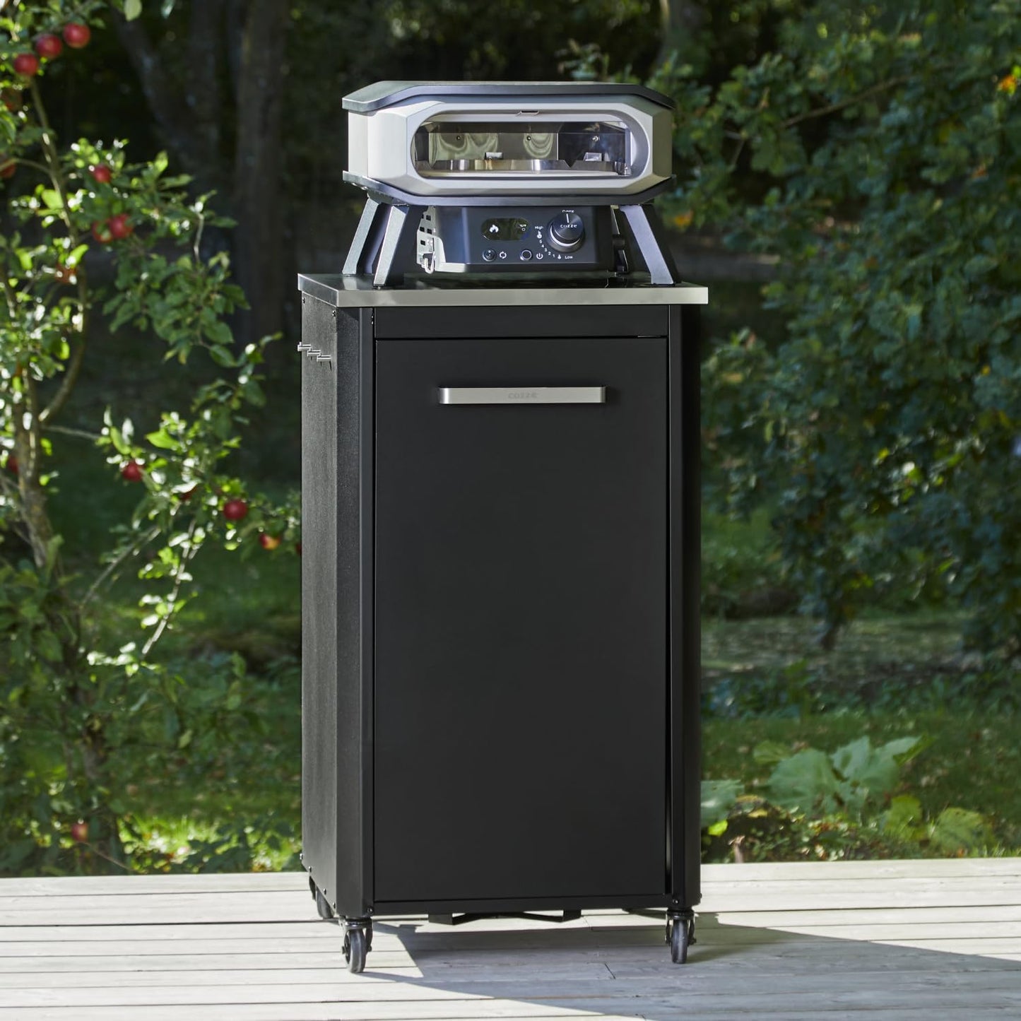 Elektrischer Pizzaofen mit Drehstein und Regler, 13" Electric