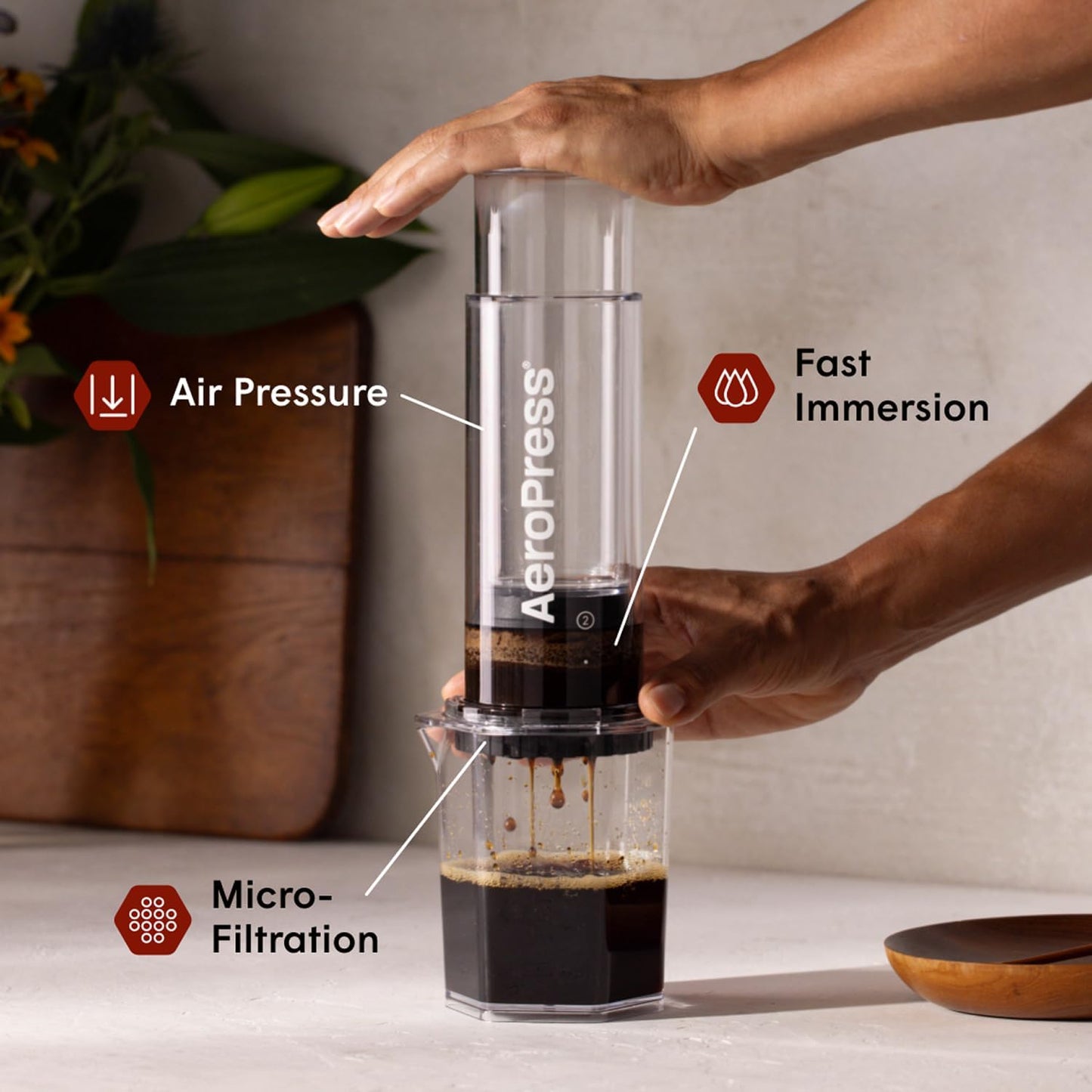 Clear XL Kaffeepresse, Transparent XL XL