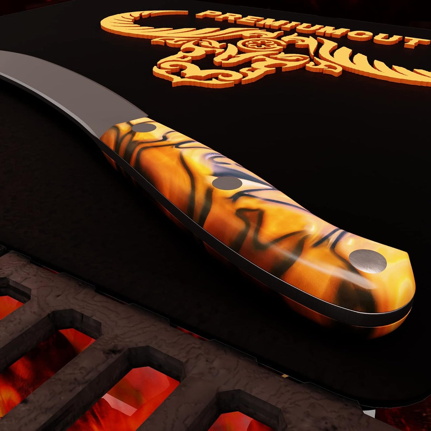 Spickmesser, 10 cm Spickmesser, Spicy Orange