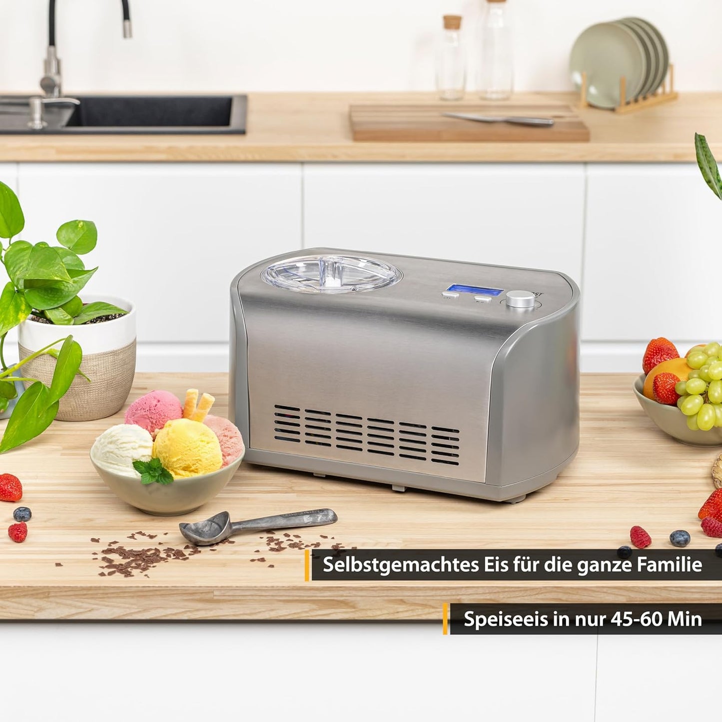Eismaschine mit Kompressor