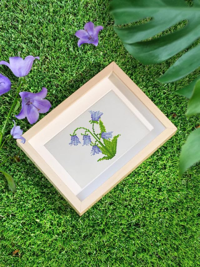 Diamond Painting Mini Serie Blumen, 12 Stück á 15x18 cm, Blumen PROBLEMYOUMUSTCHECK