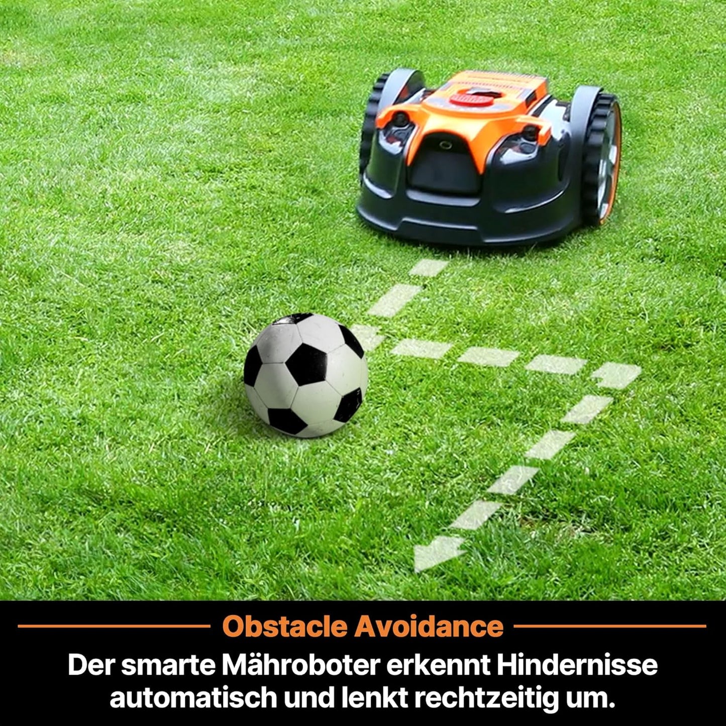 OcuMow16 Mähroboter kabellos für 200 ㎡ Rasenflächen, Mähroboter 200㎡