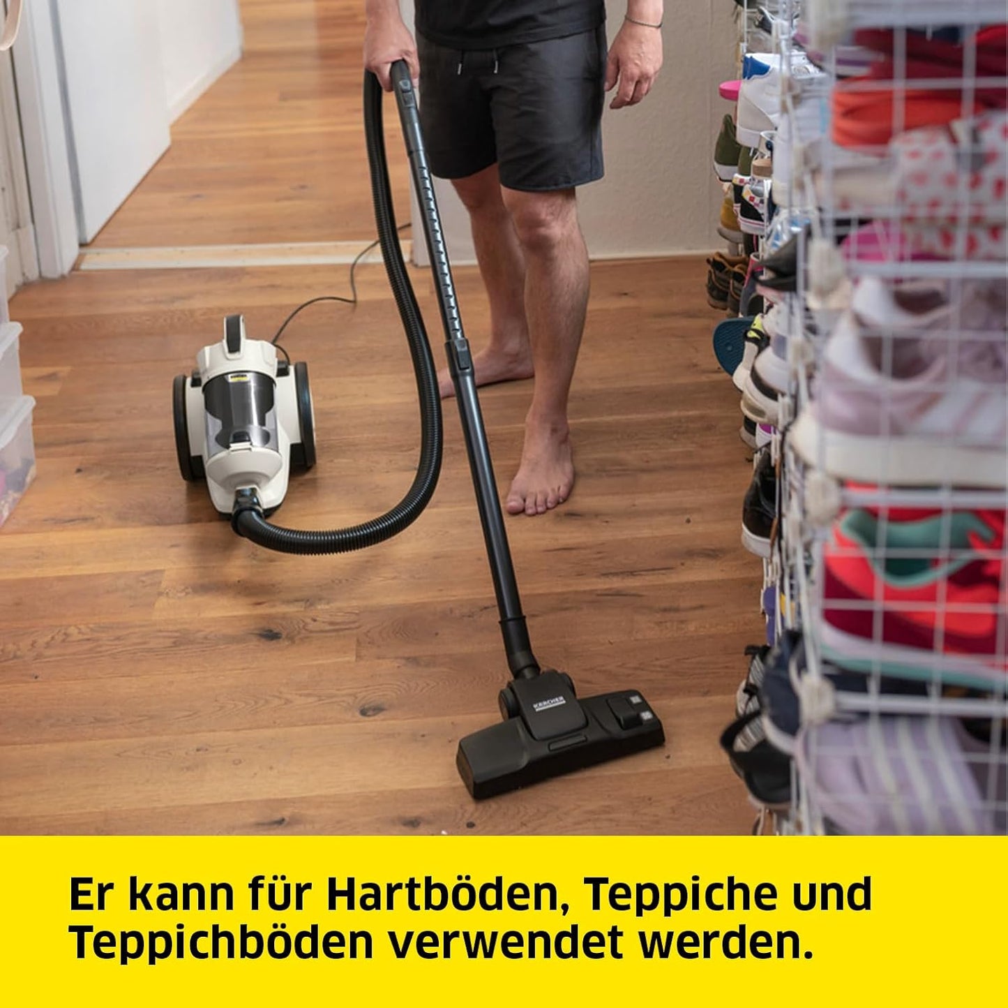 Staubsauger VC 3 beutellos mit Hepa-Filter, Beutellos
