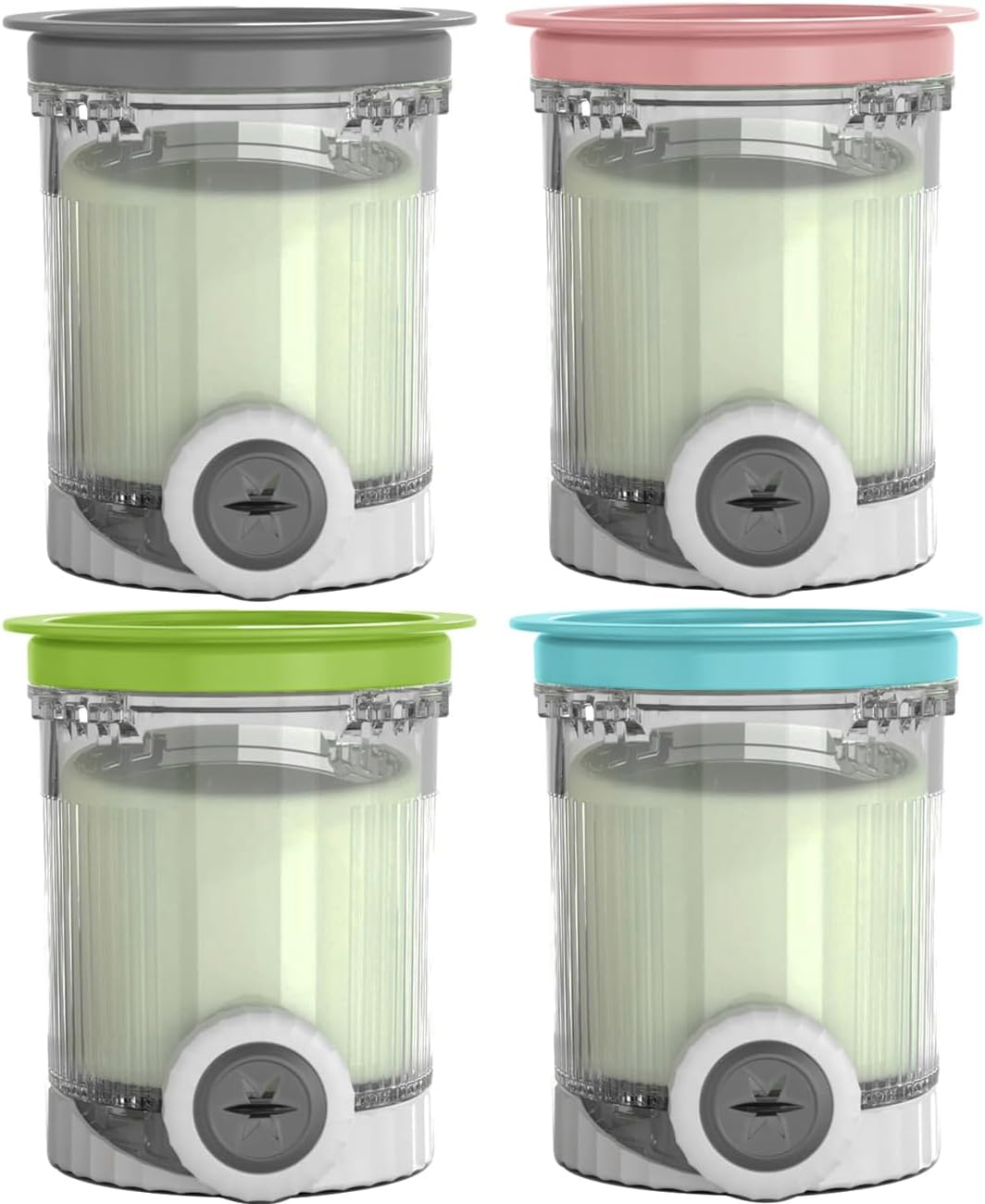 4er-Pack Eisbehälter-Set für Ninja, 4 Stück