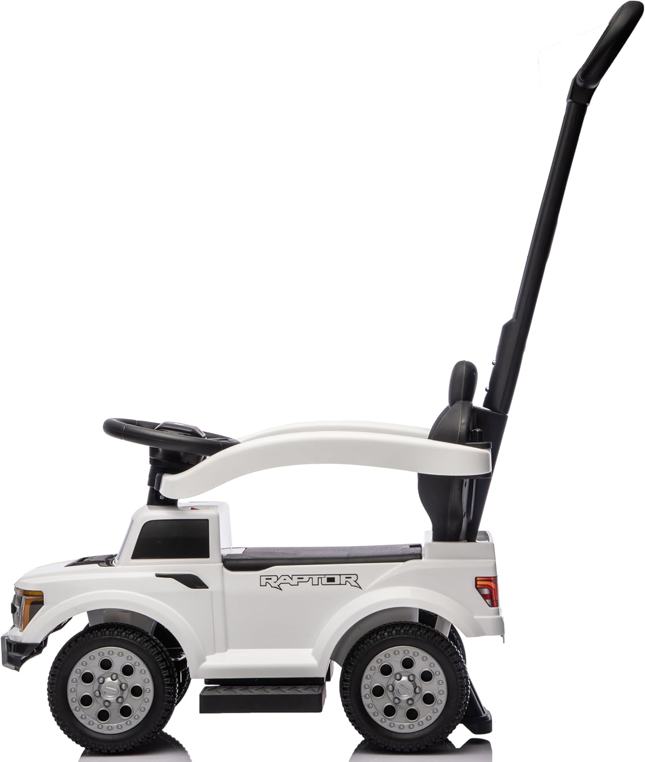 Fort Raptor Rutschauto mit Schieber und Stauraum, Weiss