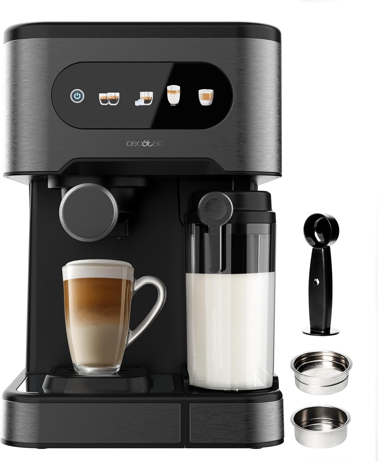 Espressomaschine Espresso 20 ColdBrew Latte + mit Farb-Touchscreen