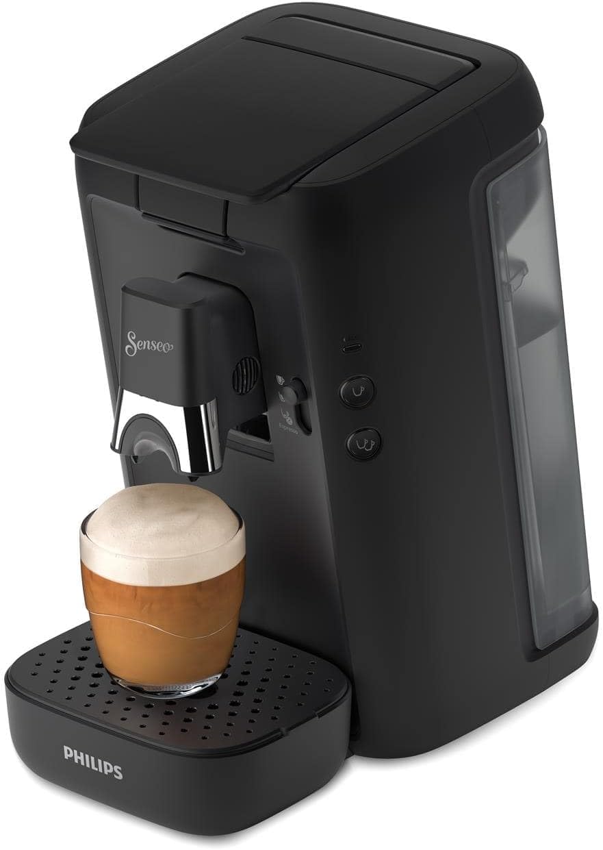 Senseo Maestro Kaffeepadmaschine mit Memo-Funktion, Schwarz