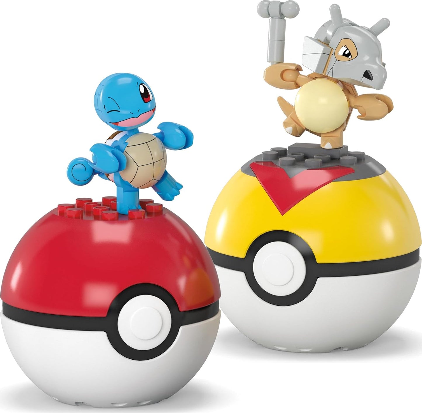 Pokémon Actionfigur Bauspielzeug-Set Schiggy und Tragosso, Schiggy und Tragosso