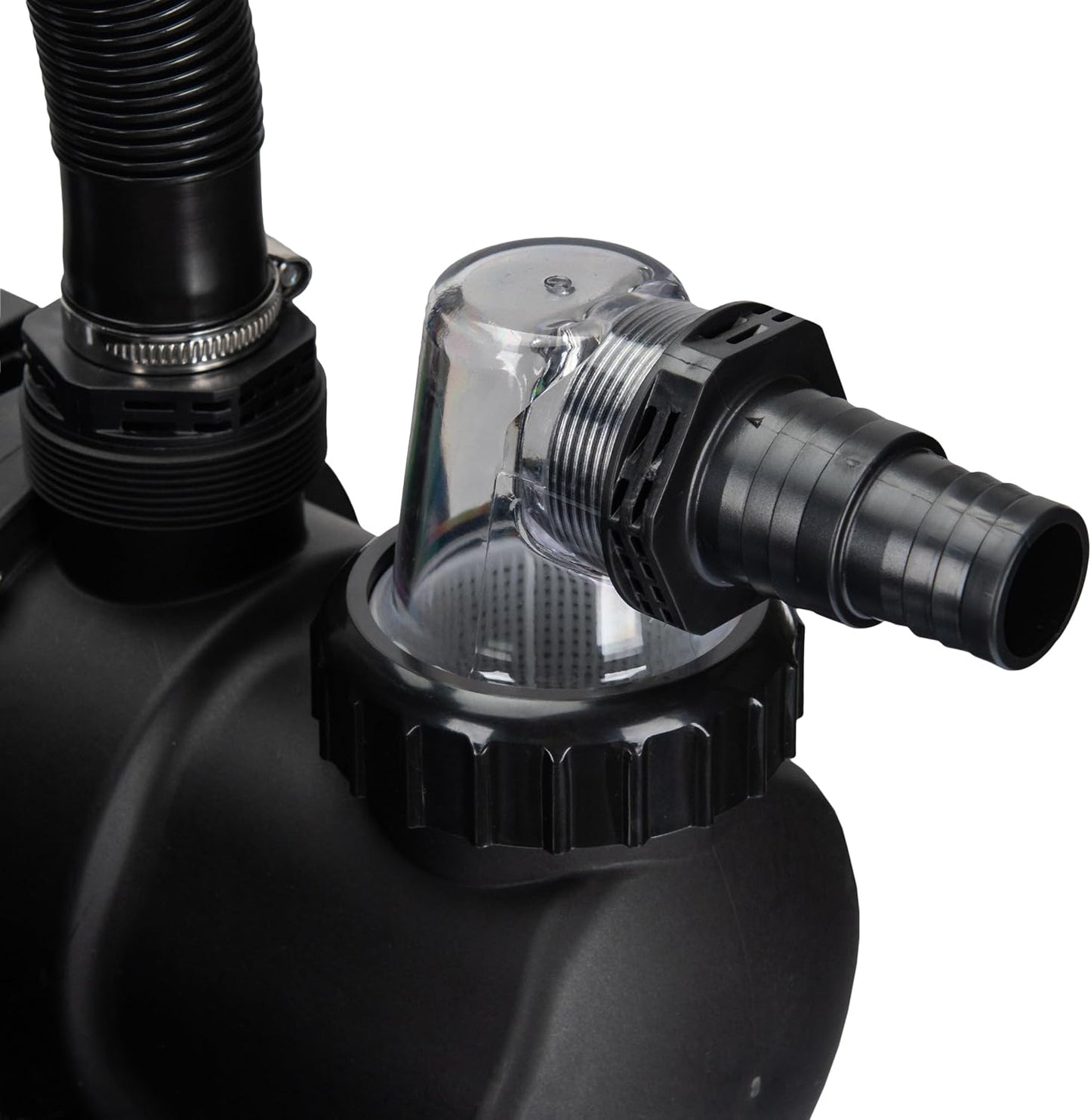 Selbstansaugende Poolpumpe mit Vorfilter (9500 l/h), Kapazität: 9500 l/h, Vorfilter: 550 W
