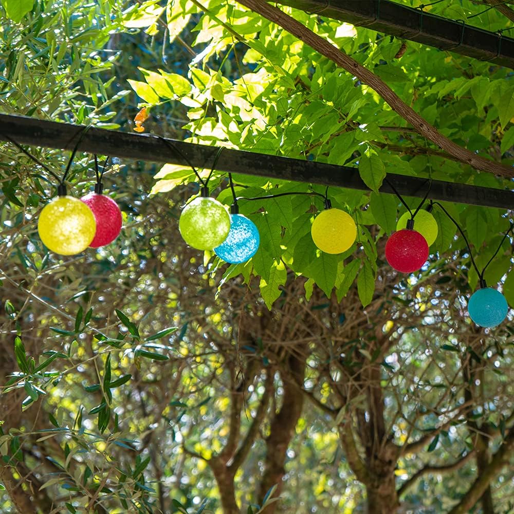 Aussengirlande mit Lichtkugeln, Cocktail|16 Kugeln