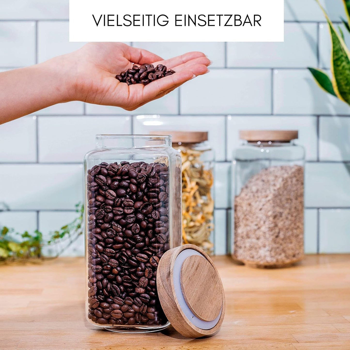 Vorratsgläser-Set, 3x 1200ml