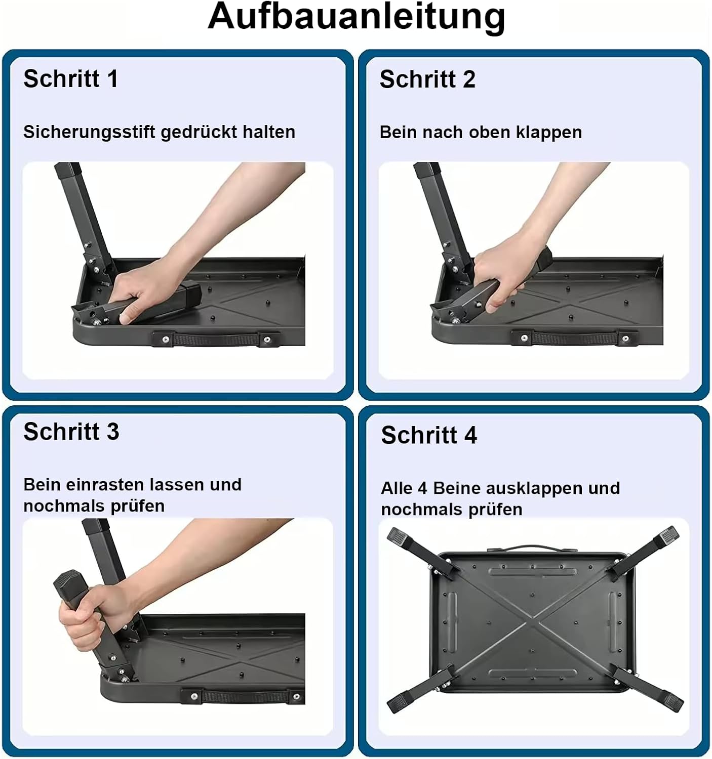 Tragbarer Klapptritt