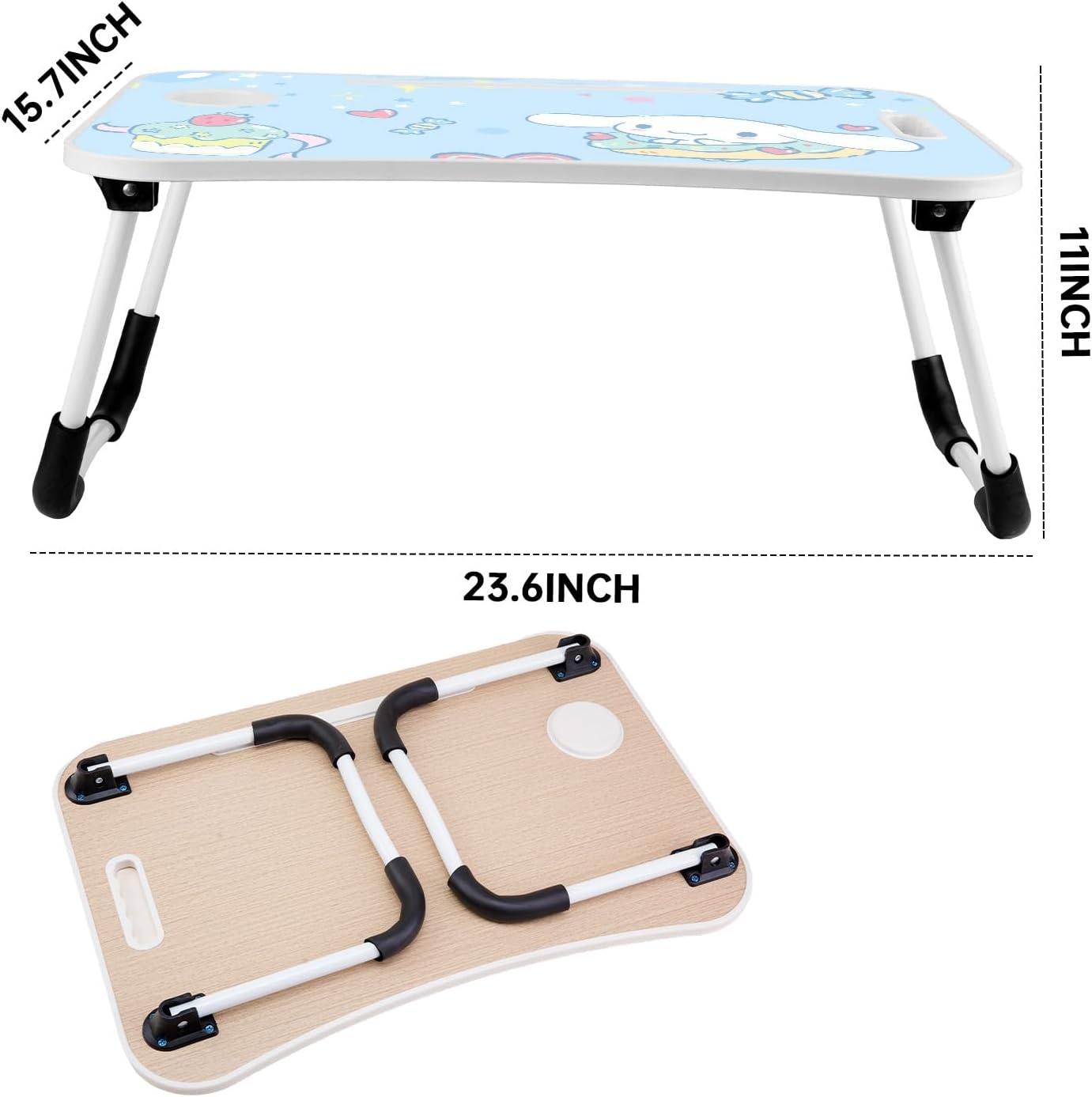 Laptop-Tisch, Blaues Herz