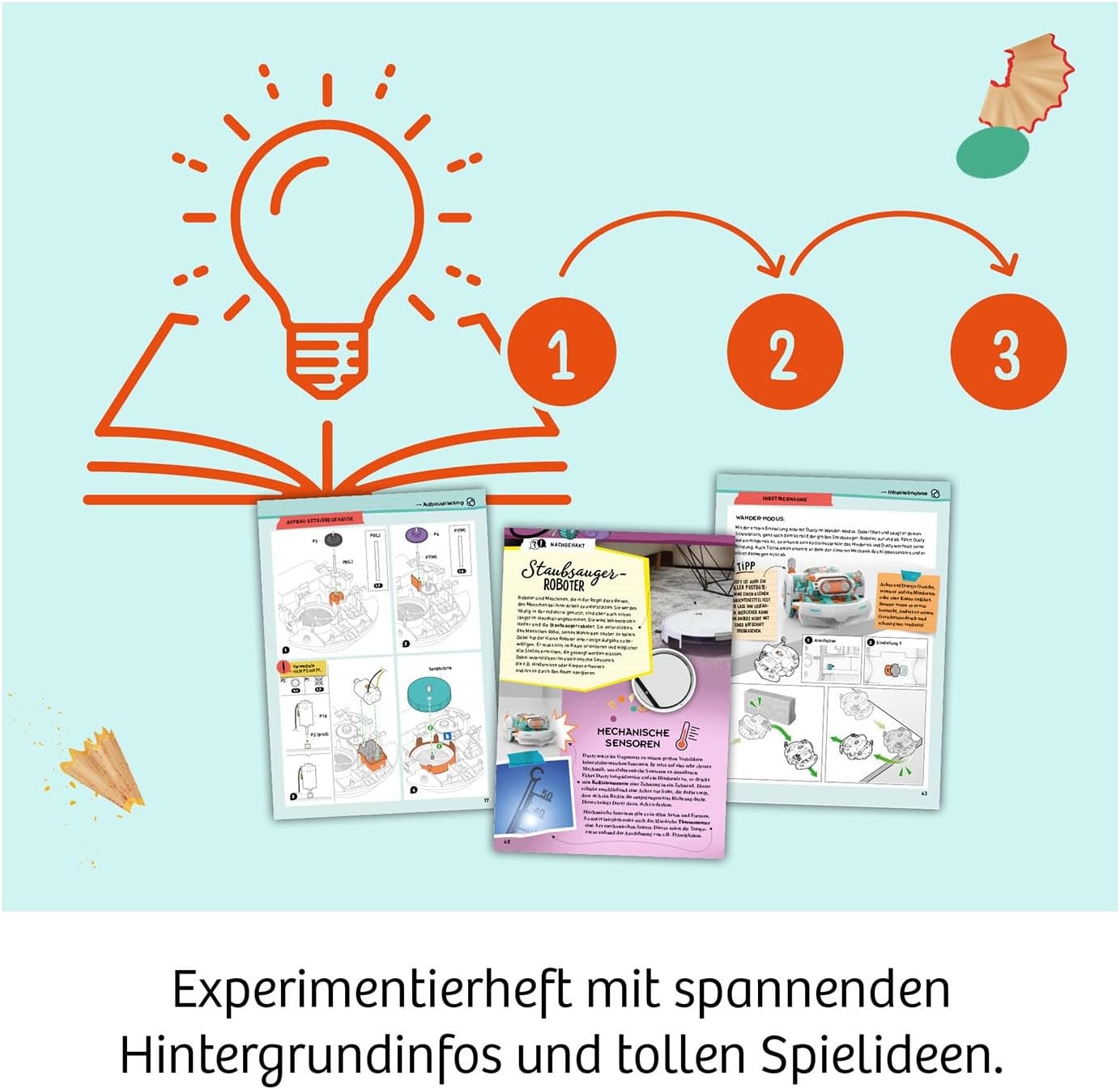 Robo-Staubsauger-Experimentierkasten Dusty