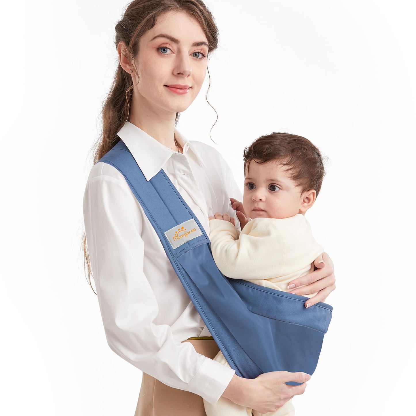 Babytrage, Blau