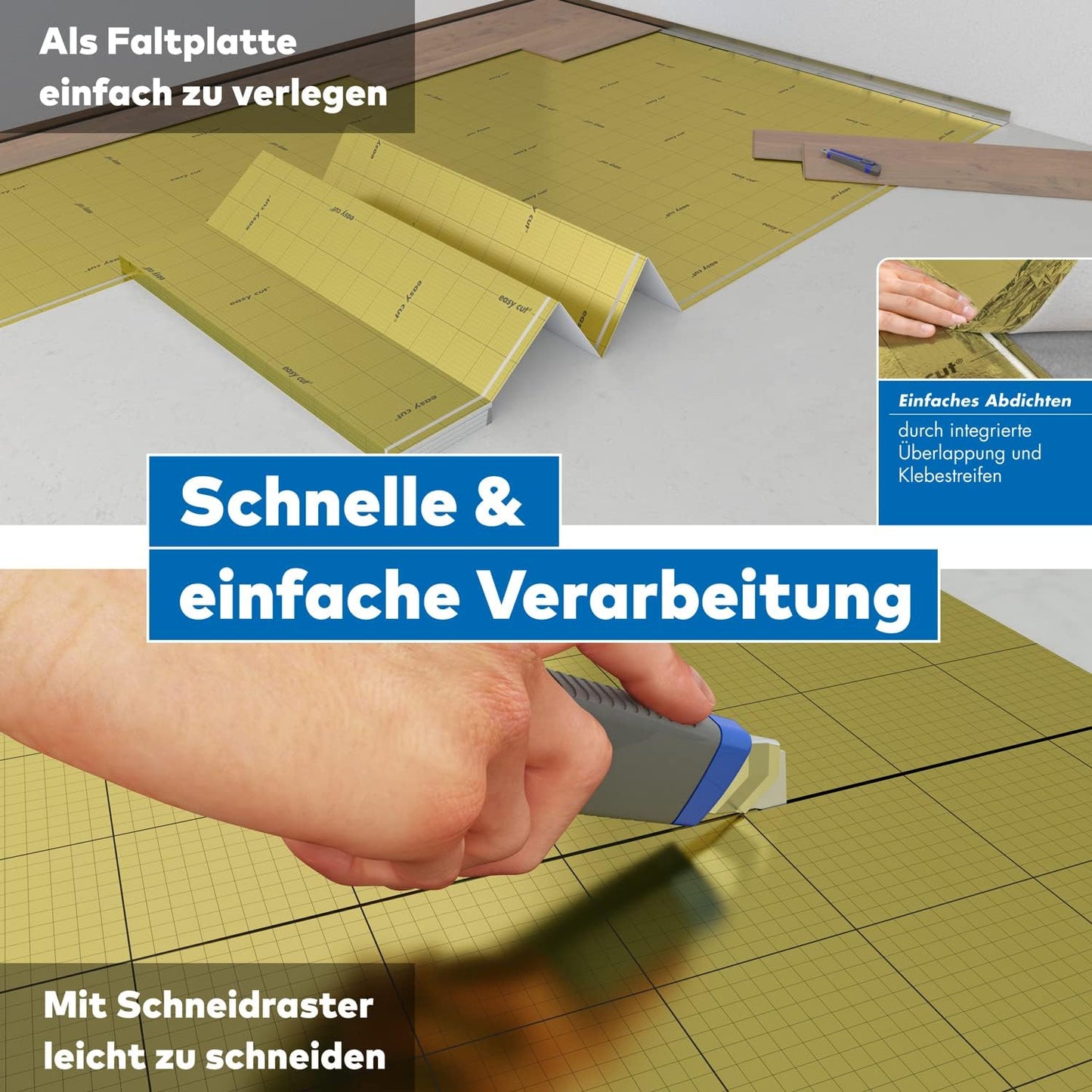 Verlegeunterlage AquaStop für Parkett & Laminat