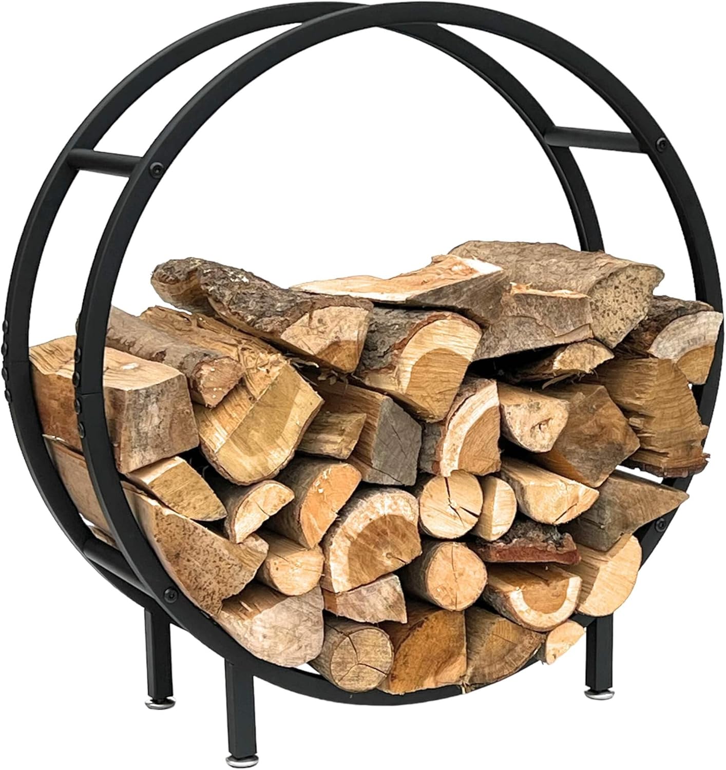 Kaminholzregal Rund aus Metall