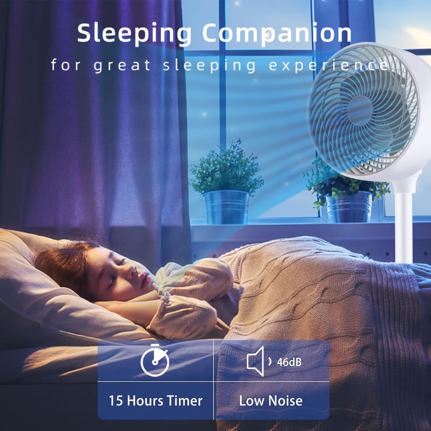Standventilator, 7" DE