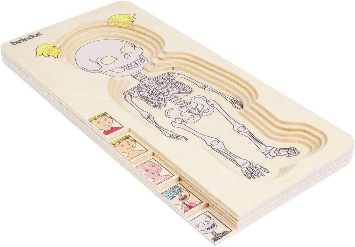 Dein Körper Mädchen, Lagen-Puzzle "Dein Körper" Mädchen
