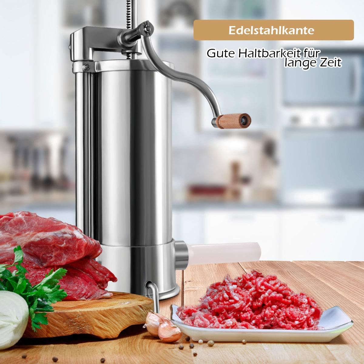 Wurstfüller mit 4 Füllrohren, 5 KG
