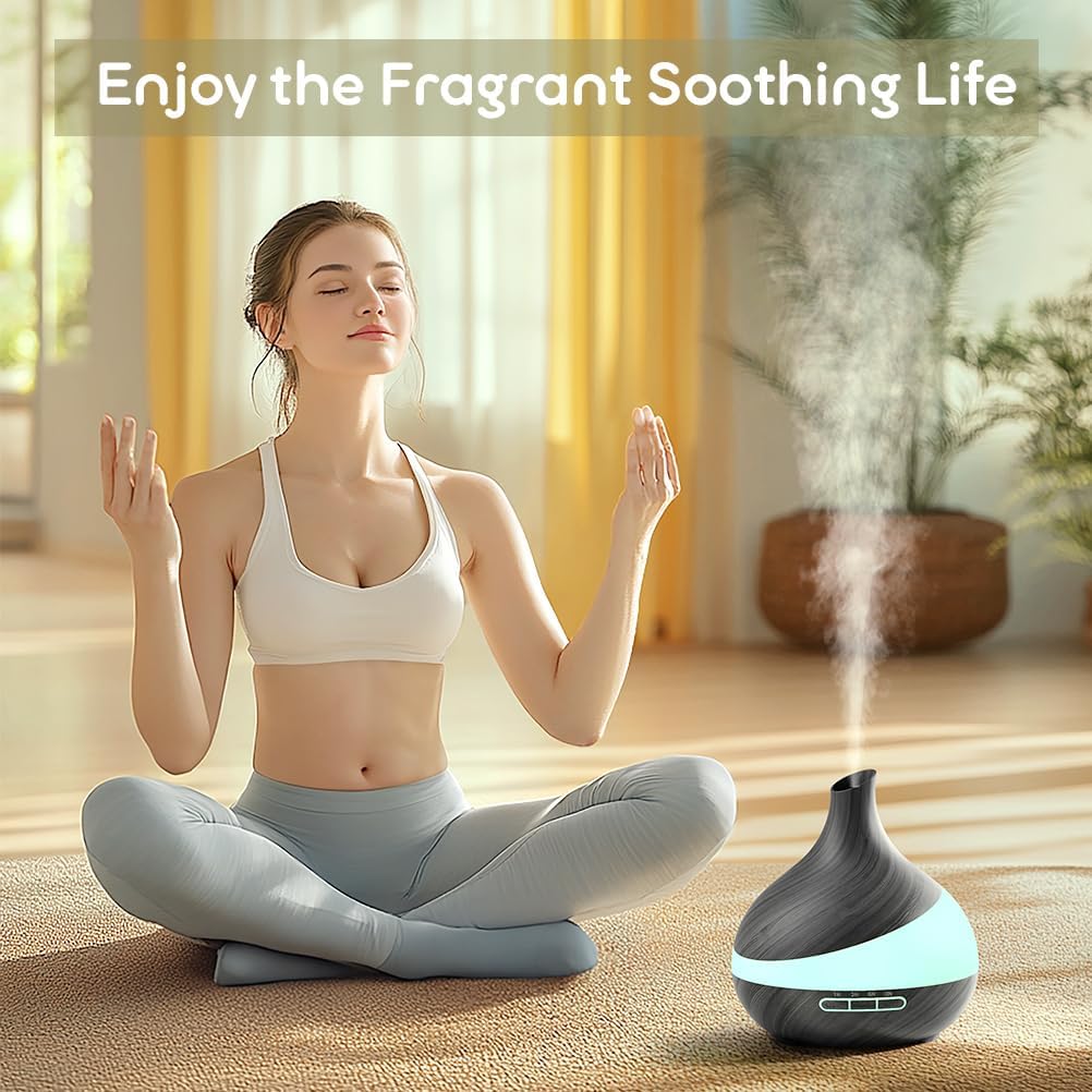 Aroma Diffuser mit Fernbedienung und Timer, Blackish Brown