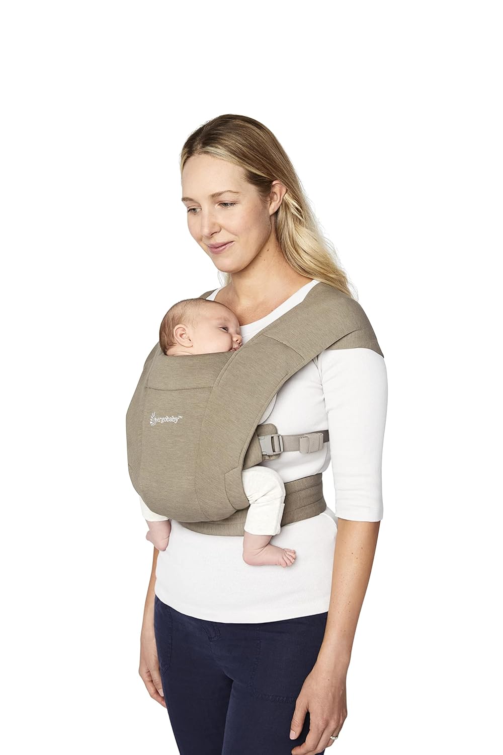 Ergonomische Neugeborenentrage, Soft Olive Soft Knit
