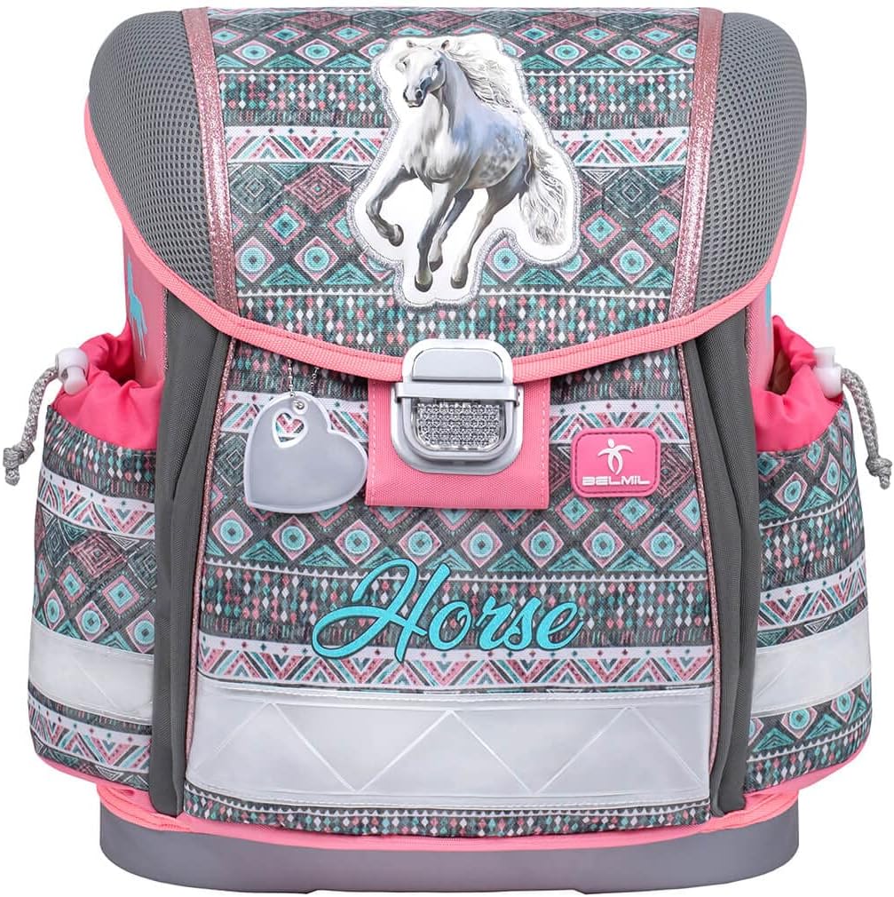 Classy Schulranzen-Set, 36 x 32 x 19 cm Horse Aruba Blue
