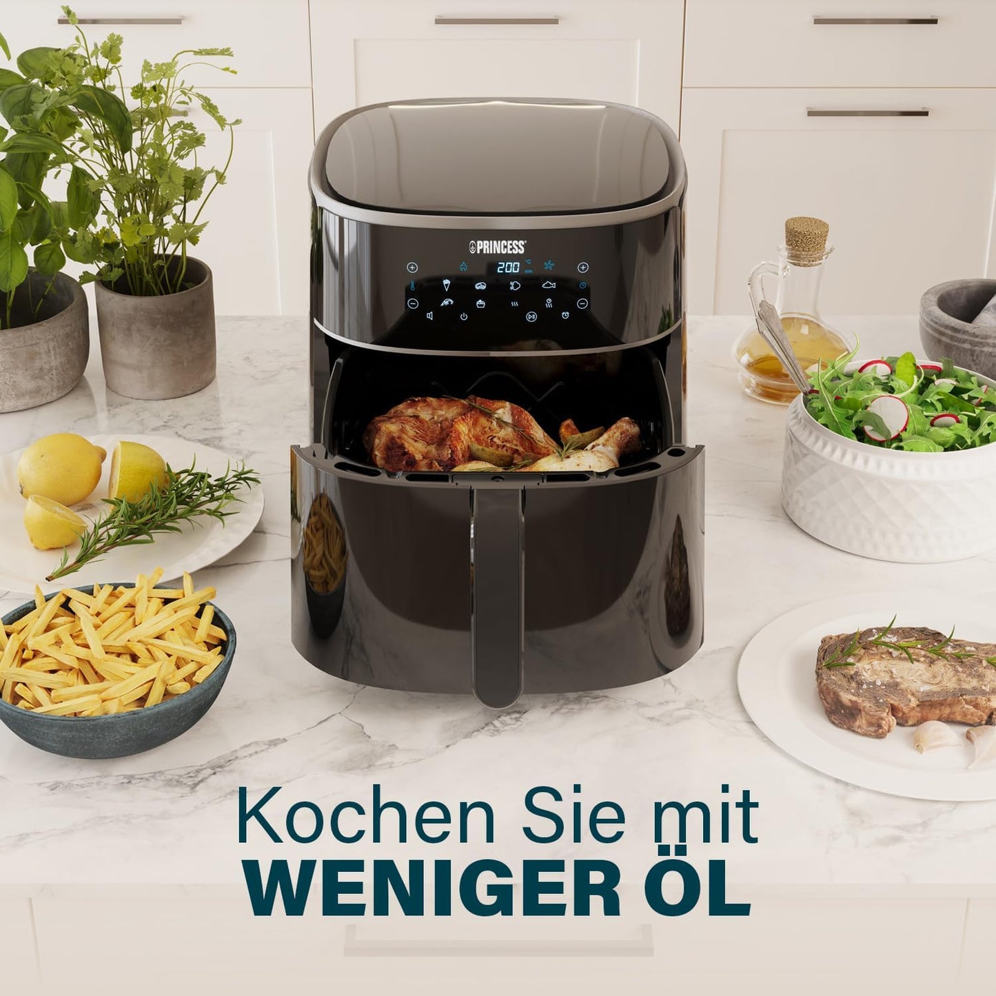 Heissluftfritteuse 182238, 4 Liter