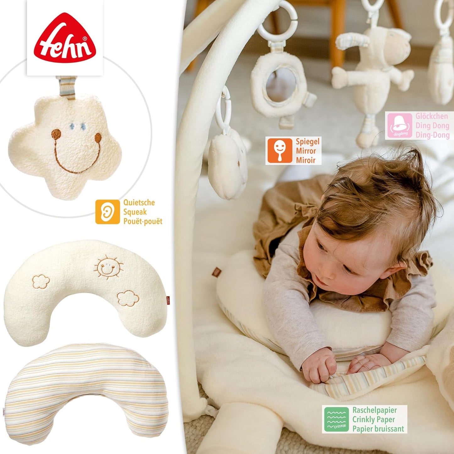3-D Activity-Decke mit Spielbogen
