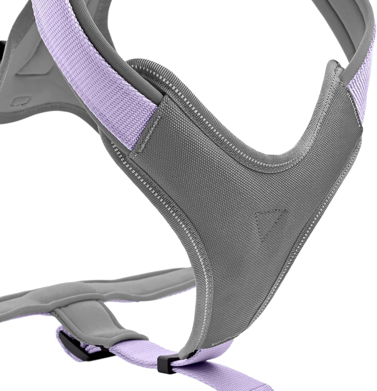 Hundegeschirr Neopren, lavendel/grau Large