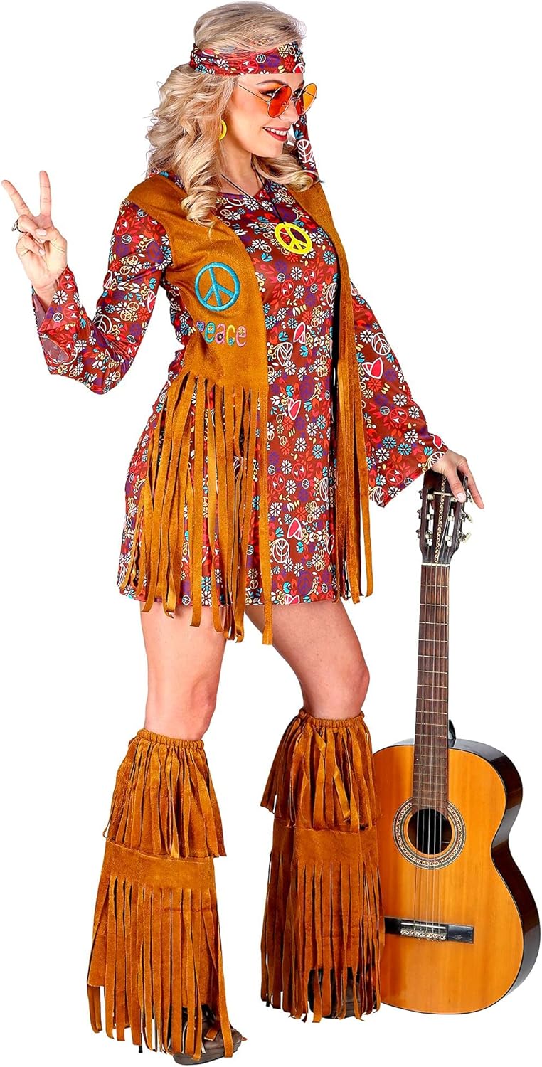 Kostüm Hippie Flower-Power, L
