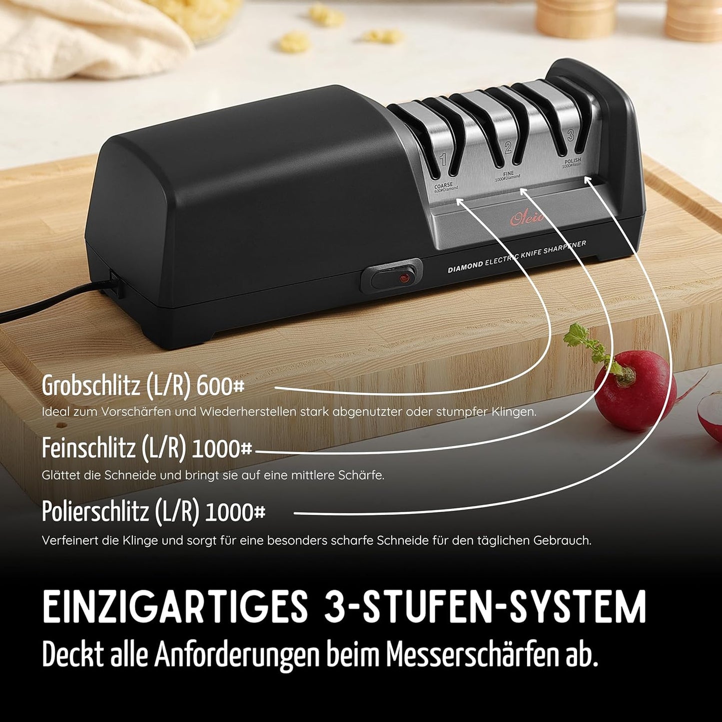 Elektrischer Messerschärfer