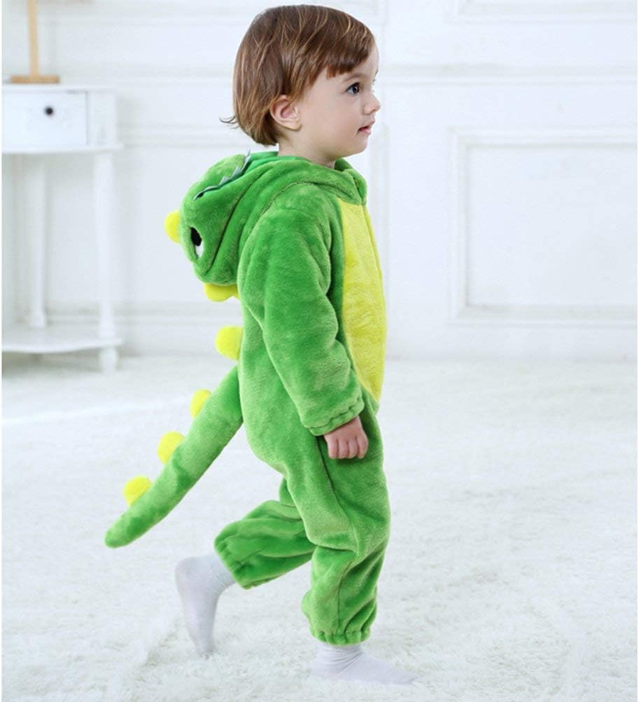 Baby-Dinosaurier Kostüm mit Kapuze, 3-4 Jahre Grün