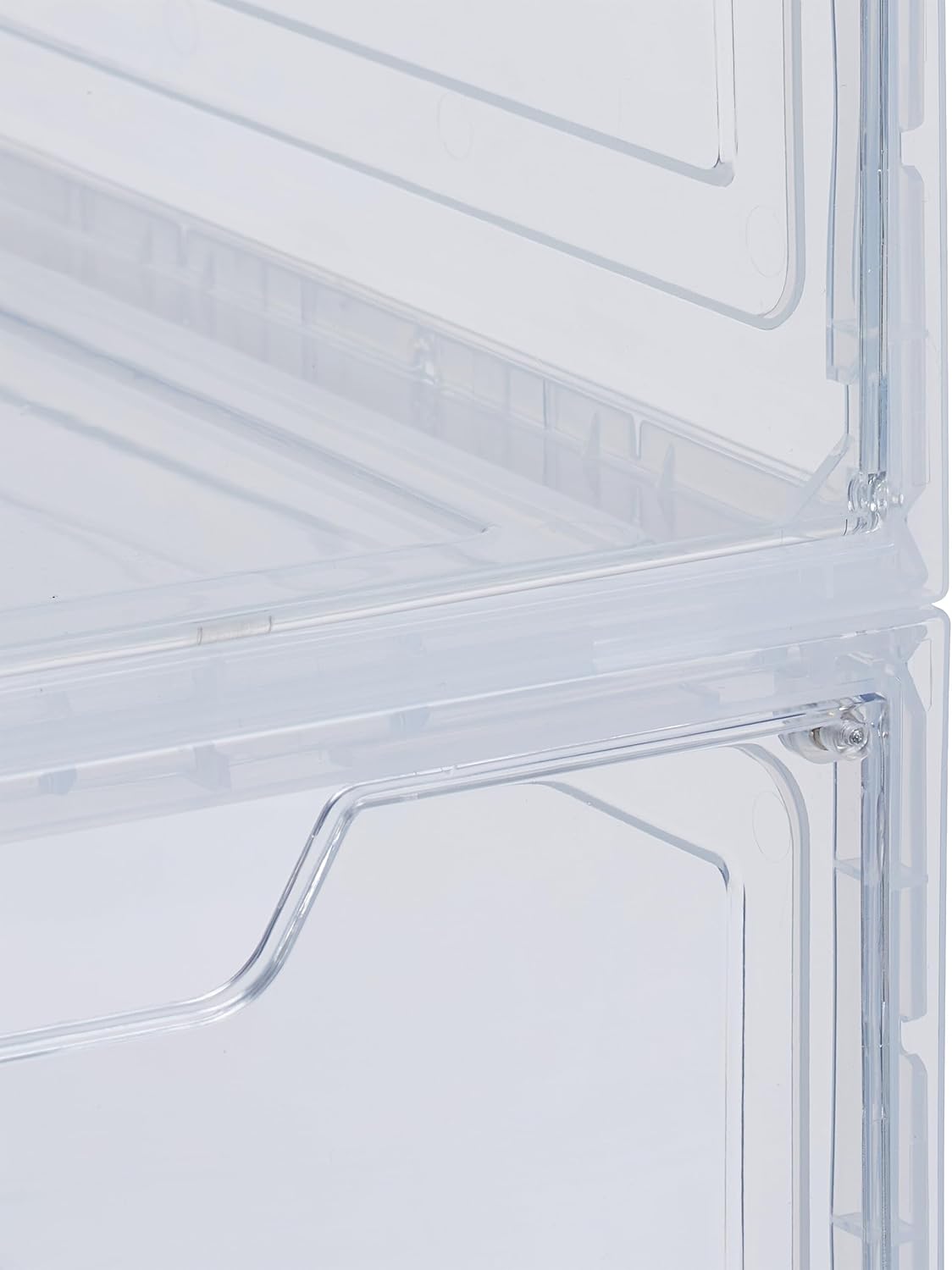 Stapelbare Schuhboxen für Sneaker (6er Set), Transparent 6er Set