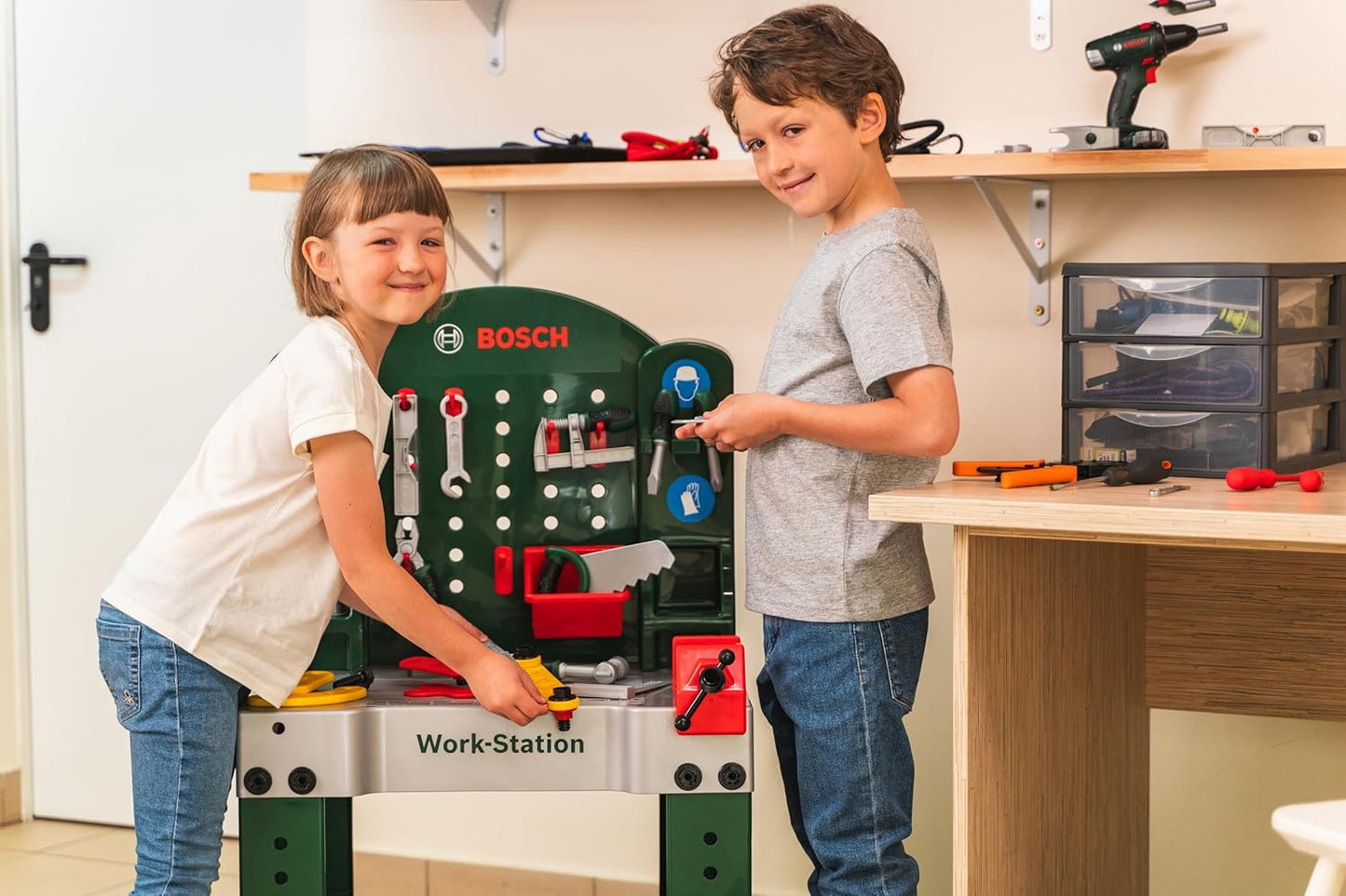 44-teilige Kinderwerkbank, Workstation Single