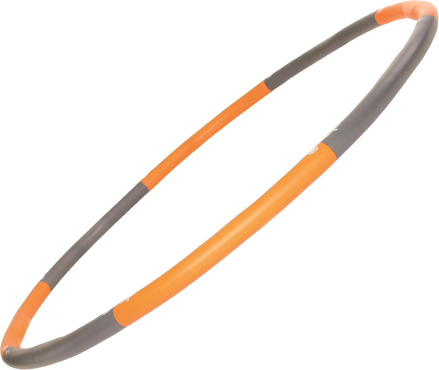 Hula-Hoop-Reifen für Erwachsene, Weight Hoop 1,5kg (orange, grau)
