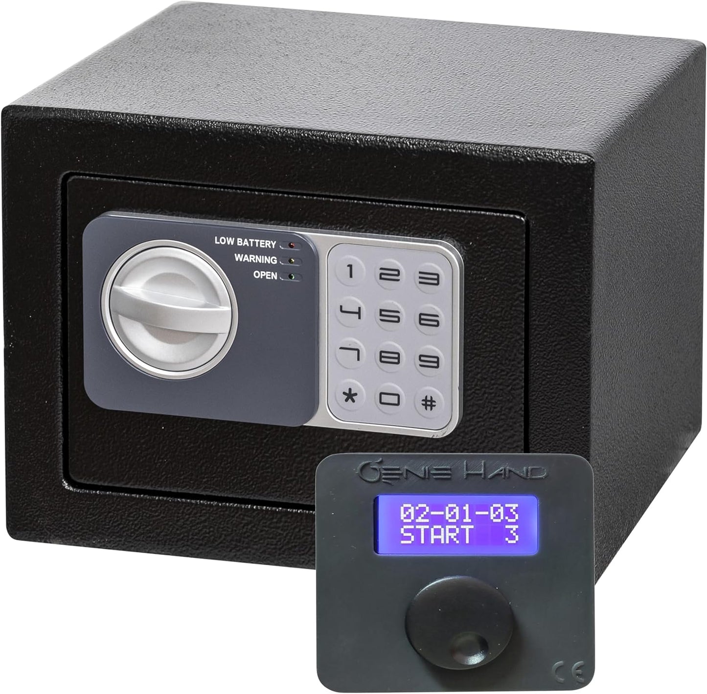 Hand Zeitschloss Safe mit Anti-Bounce-Technologie, Klein