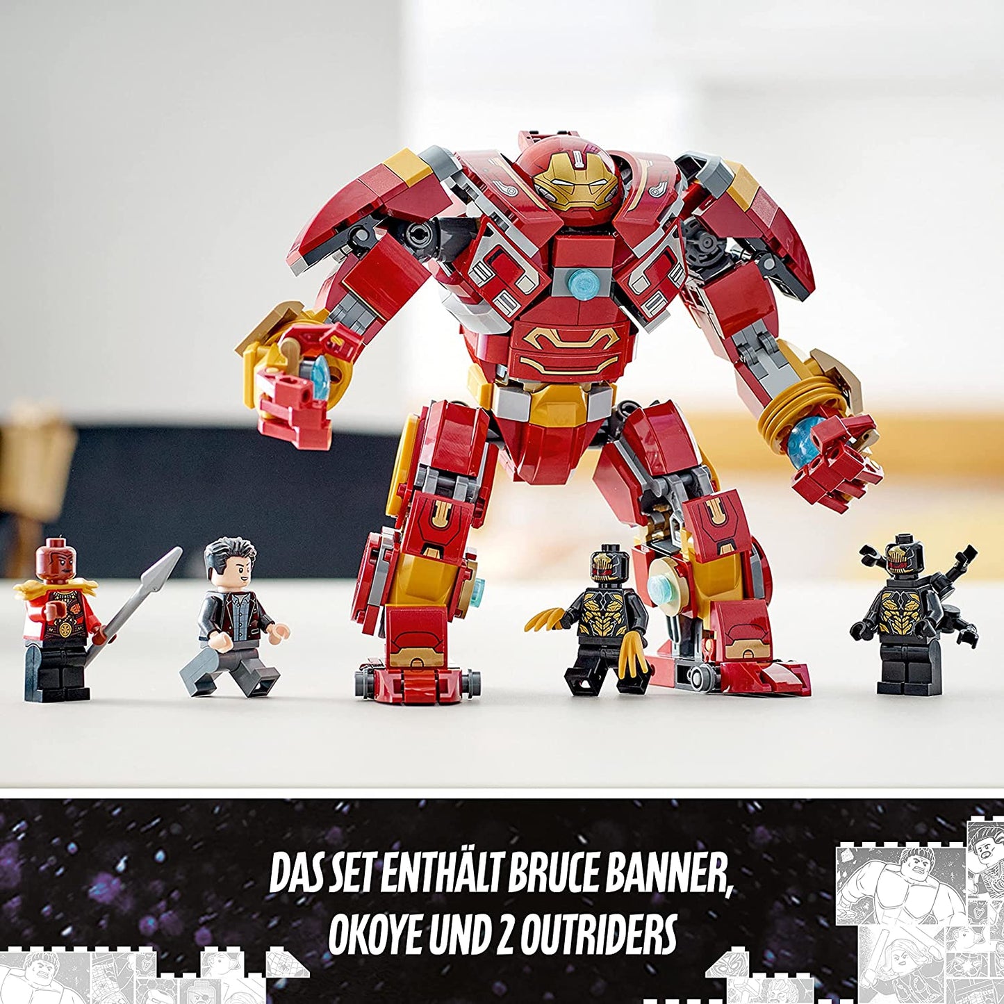 76247 Marvel Hulkbuster: Der Kampf von Wakanda, Konstruktionsspielzeug, Single