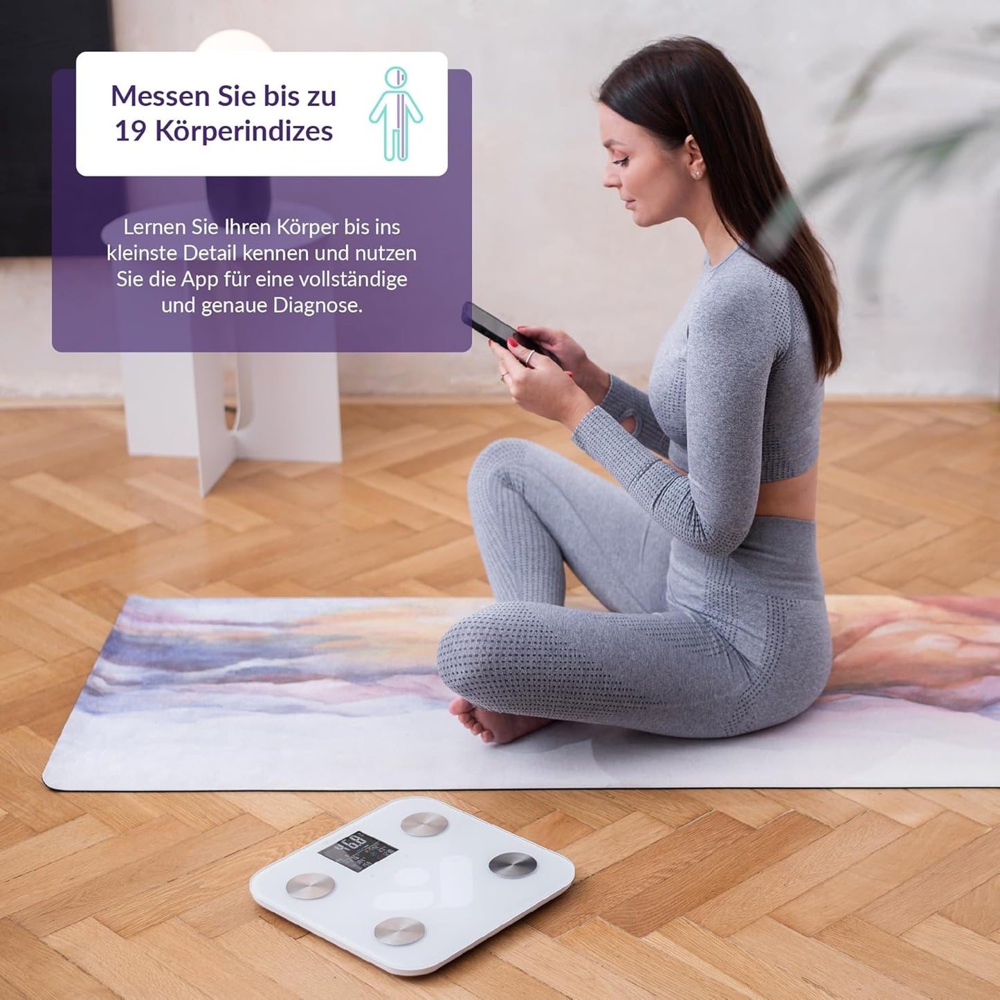 FitScale W6 BT Personenwaage, weiss