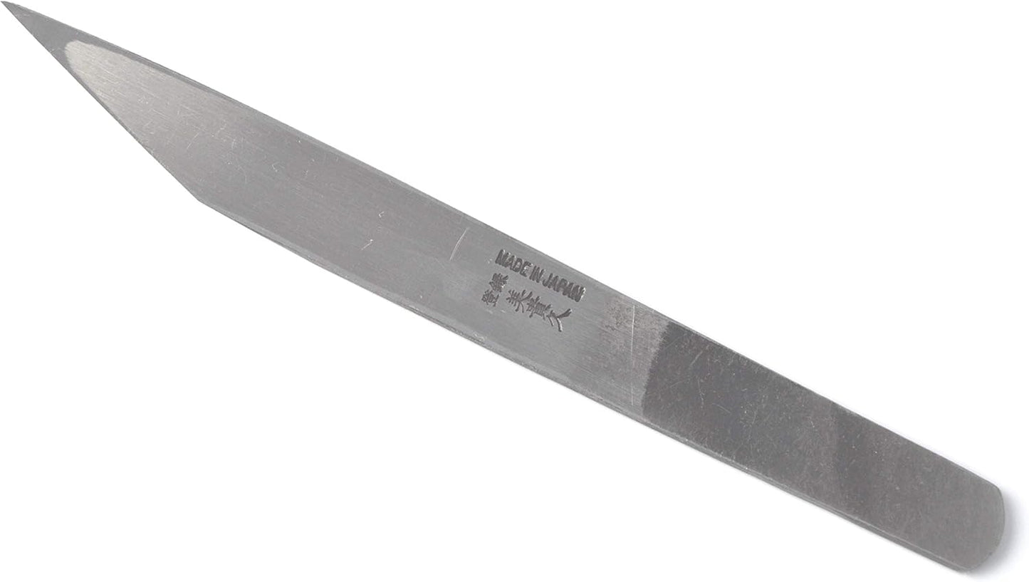 Handgeschmiedetes Kiridashi Schnitzmesser 18 mm, Gehämmert 18 mm