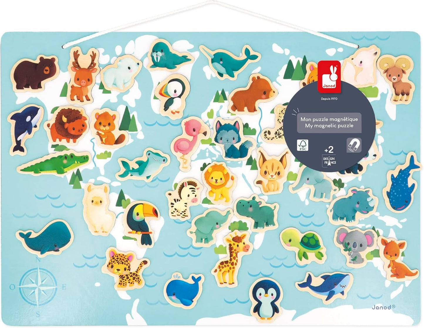 Mein Magnetisches Puzzle Tierbabys, Ab 24 Monate Tierbabys