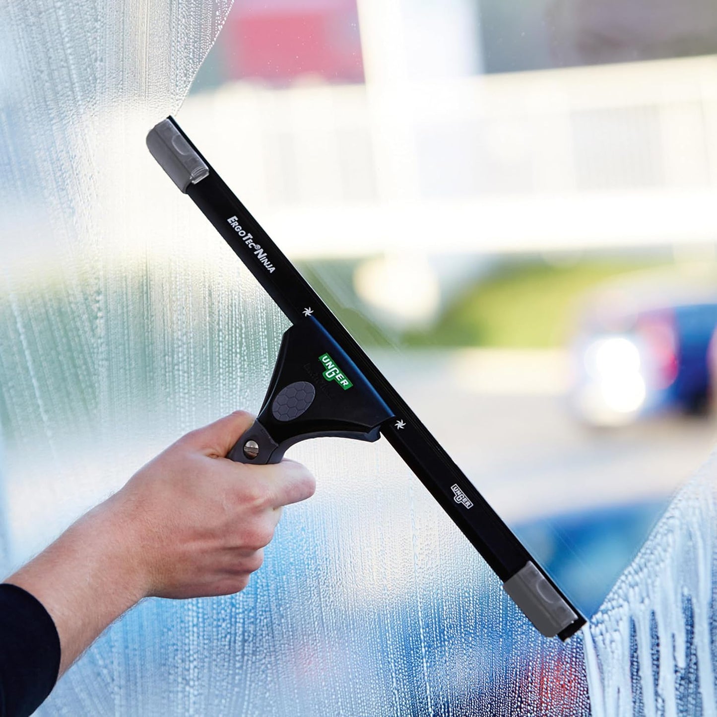 EN350 ErgoTec Ninja Fensterwischer mit Schwenkfunktion, 35 cm 40°